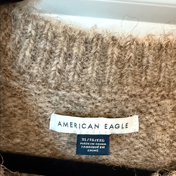 American Eagle Outfitters Brown Crew Neck Sweater - Picture 2 of 2